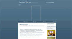 Desktop Screenshot of penzionmoyzes.sk